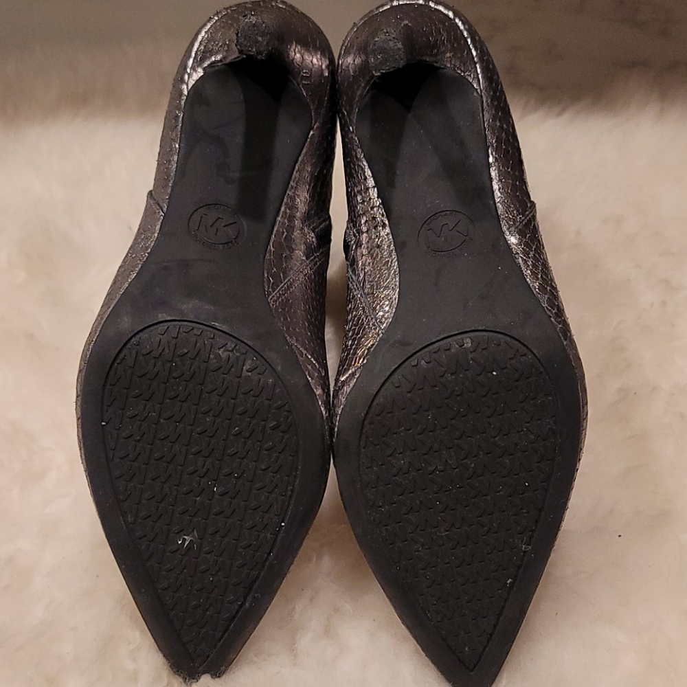Michael Kors silver Leona ankle boots - Picture 8 of 10